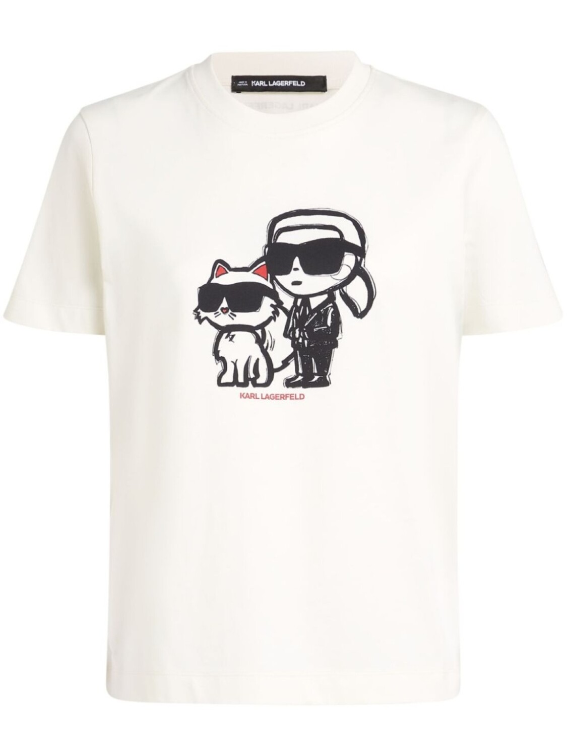 

Футболка Ikon Choupette Karl Lagerfeld, белый