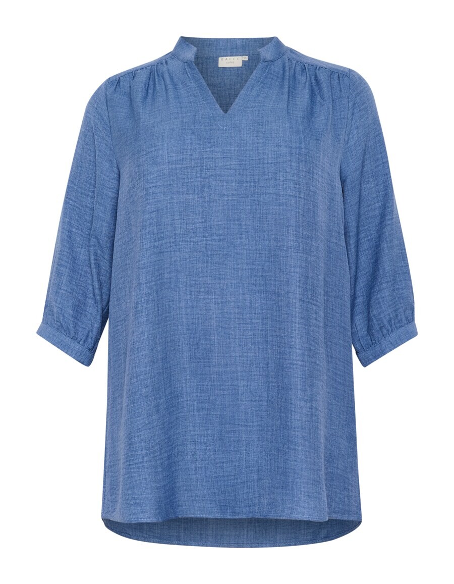 

Туника KAFFE CURVE Tunic Ellie, синий деним