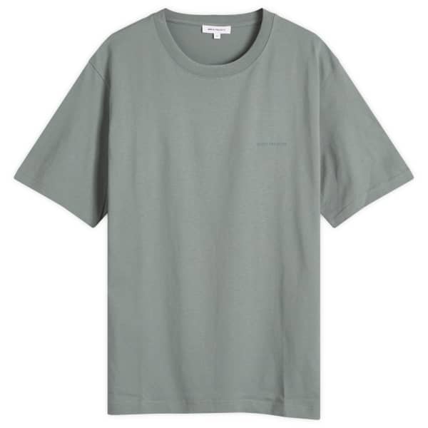 

Футболка с принтом логотипа Йоханнеса Norse Projects, голубой