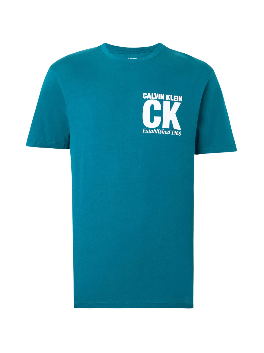 Рубашка Calvin Klein бирюзового цвета