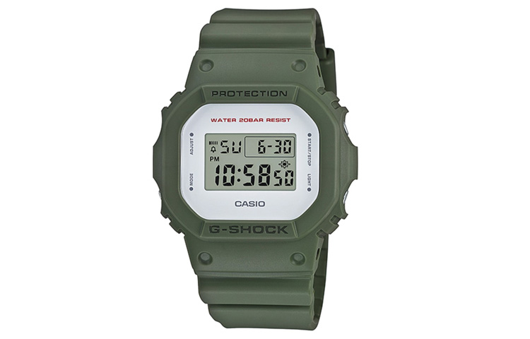 

CASIO Часы Men G-SQUAD Series White Watch DW-5600M-3
