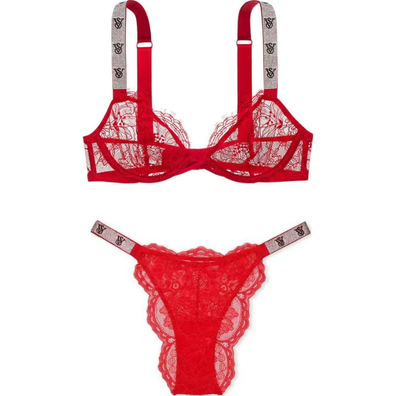 

Victoria's Secret Женский комплект нижнего белья красный