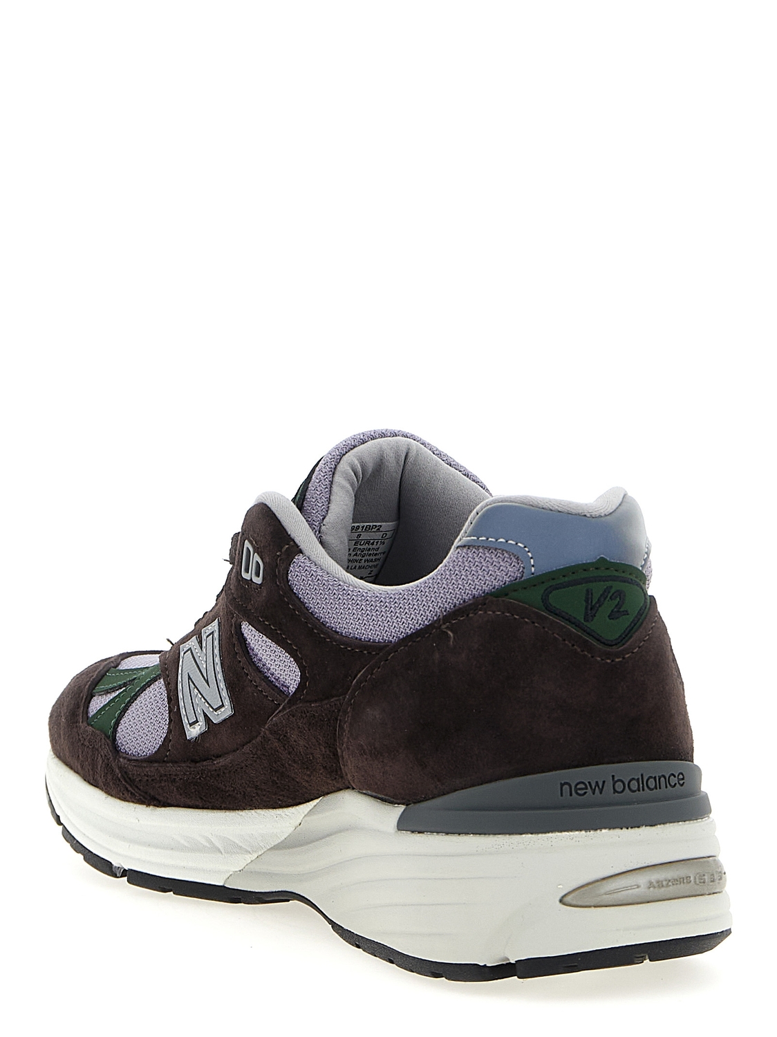 Кроссовки Made in UK 991V2 NEW BALANCE, мультиколор — фото 3