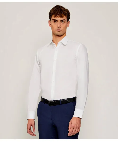 

Рубашка h-hank-kent-c1-214 Slim fit Boss, белый