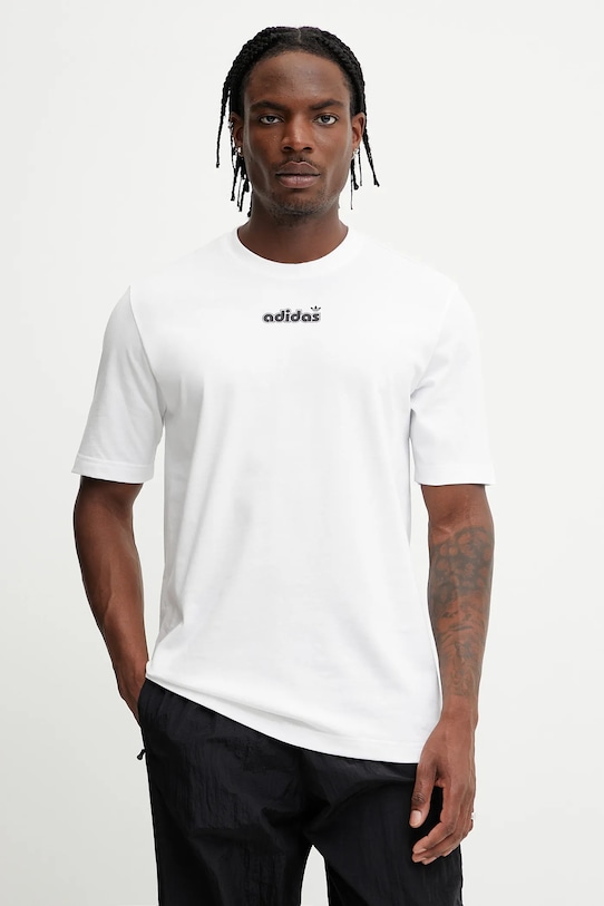 

Хлопковая футболка GRFX TEE Adidas Originals, белый