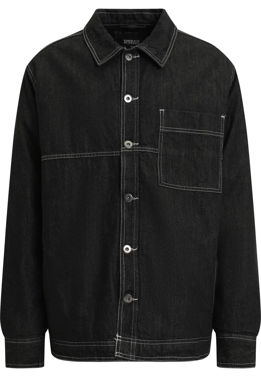 

Куртка всепогодная URBAN CLASSICS " Urban Classics Men's Oversized Trucker Jacket" (1 шт.), без капюшона, черный