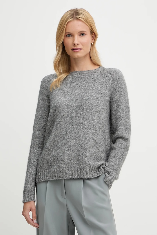 

Свитер с добавлением шерсти GHIACCI Weekend Max Mara, серый