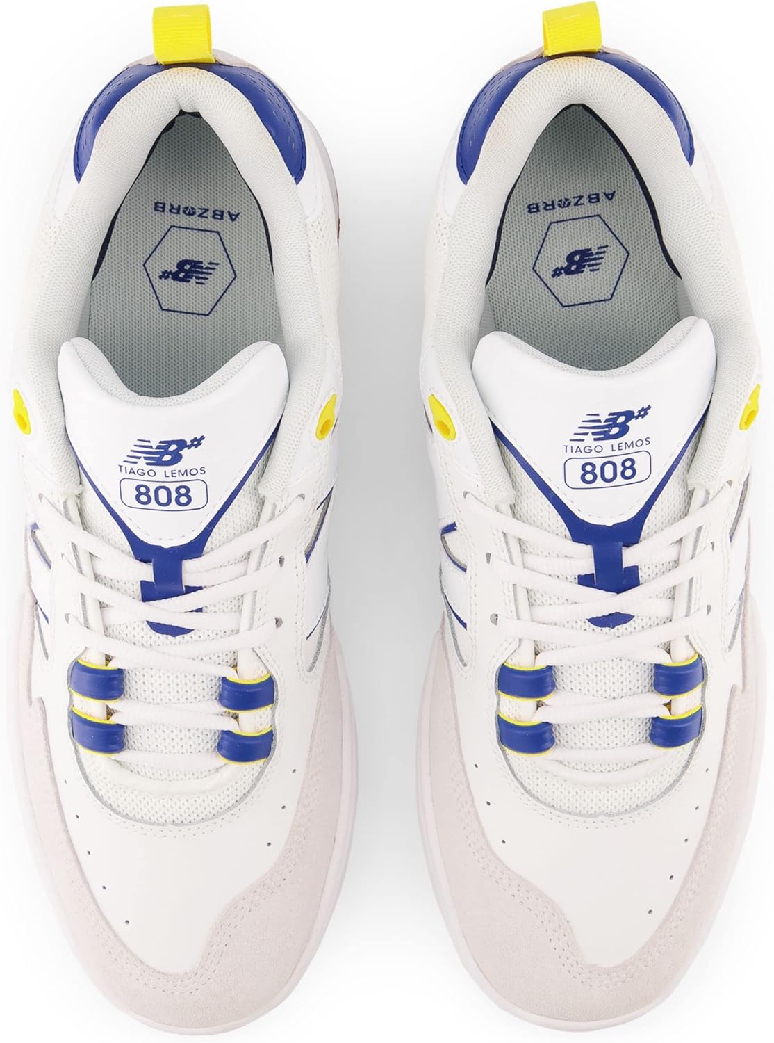 Мужские кроссовки New Balance 808 Tiago Lemos, белый — фото 4