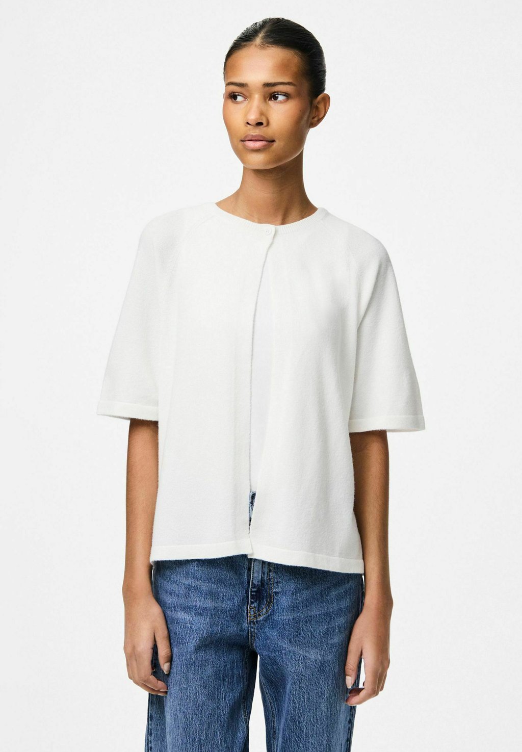 

Кардиган PCBREE SS O-NECK NOOS BC Pieces, кремовый