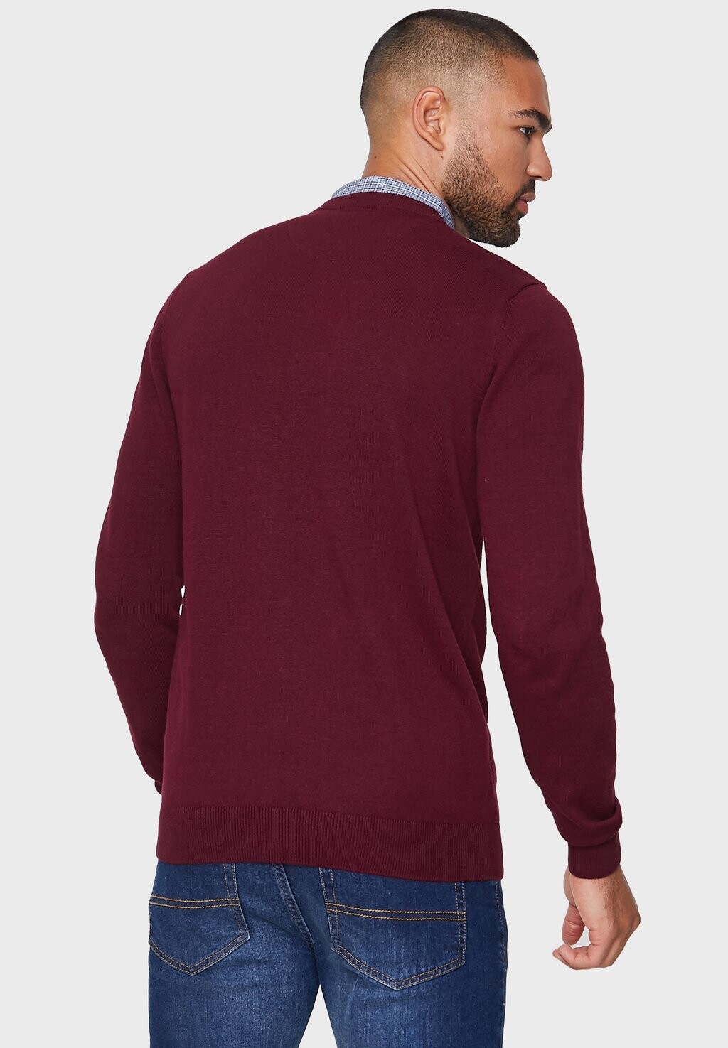 

Свитер Gibbs Threadbare, бордовый