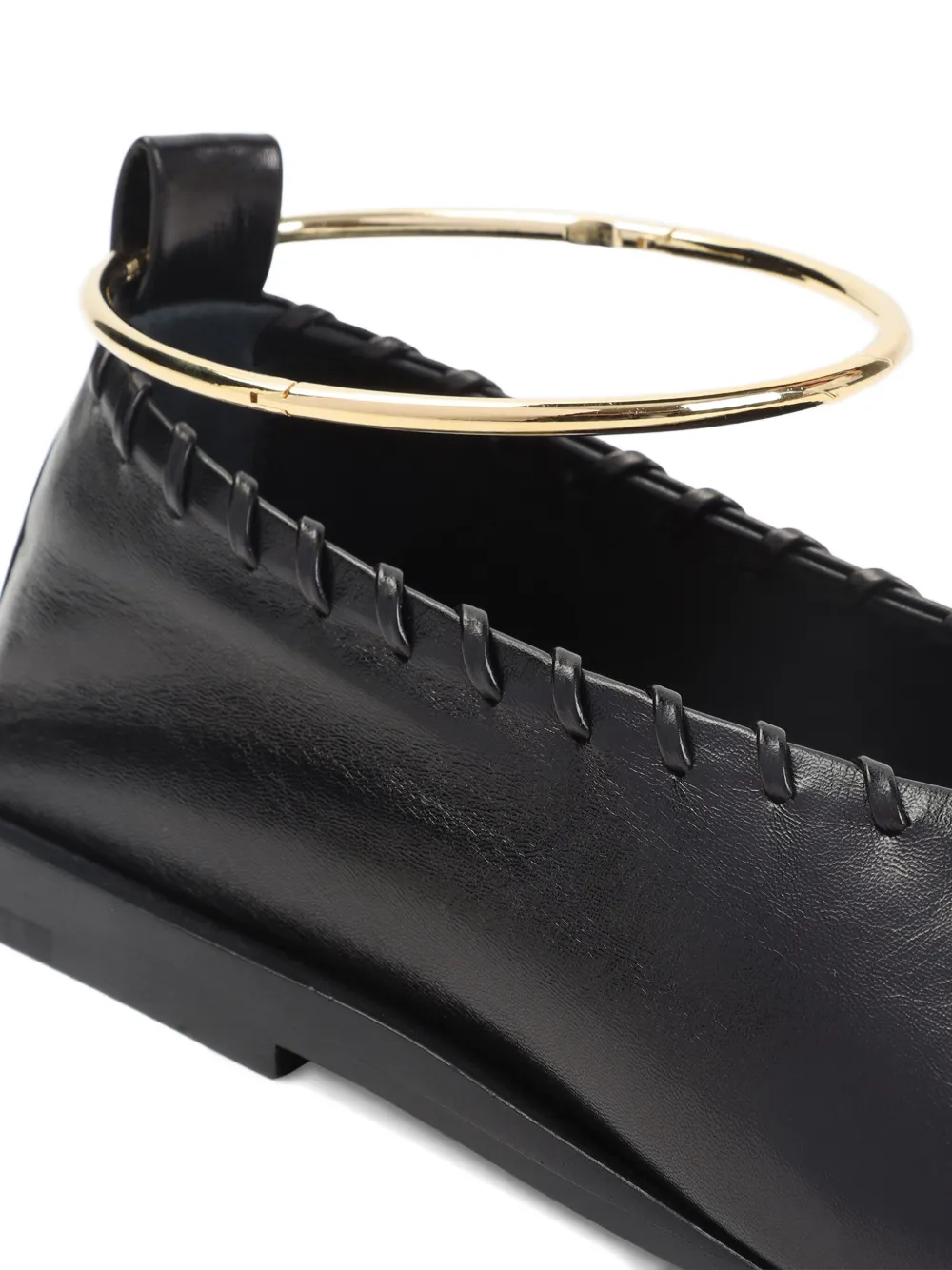Туфли Ring JIL SANDER, черный — фото 3