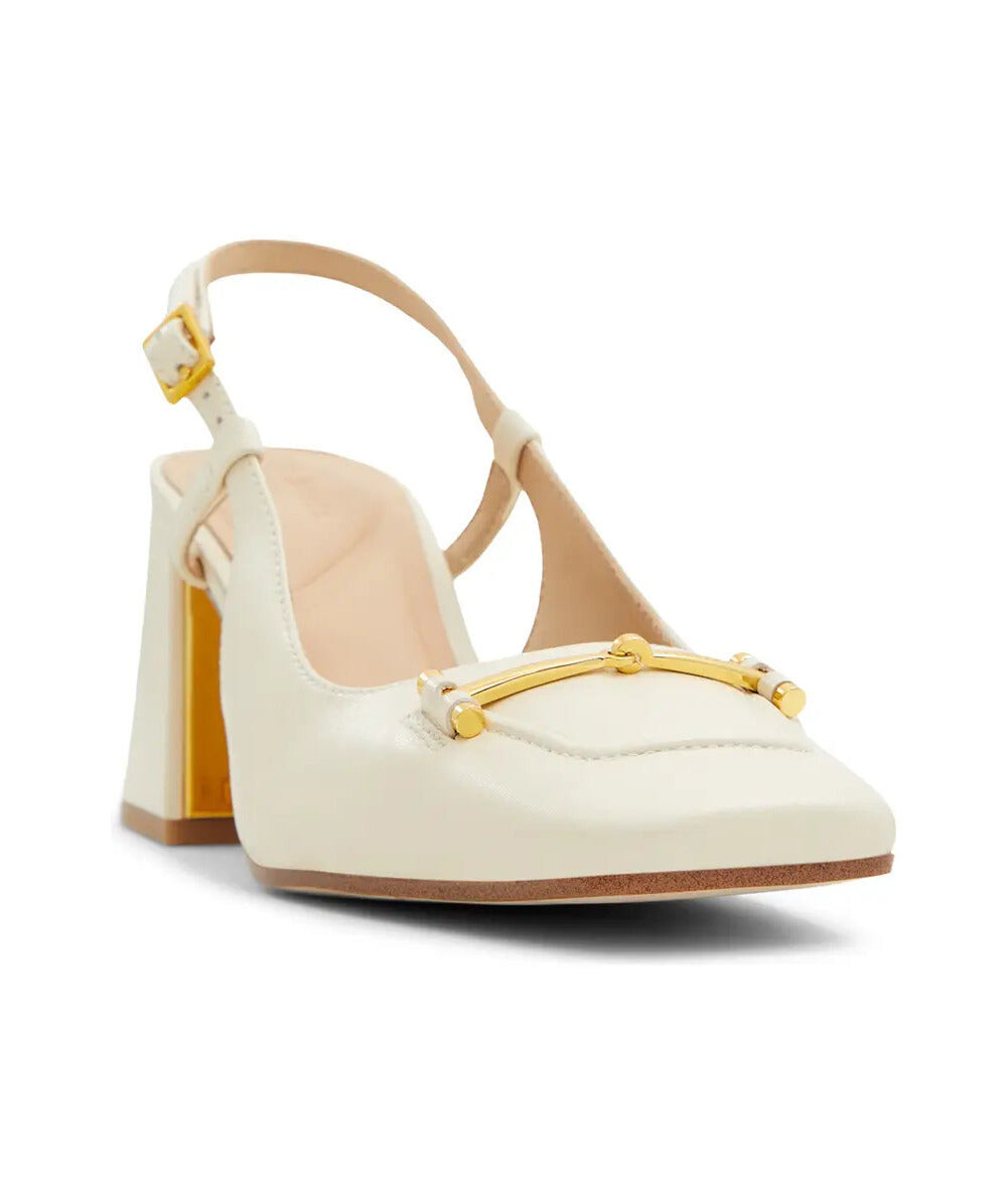 Женские кожаные туфли с открытой пяткой Ted Baker Mia Icon, белый