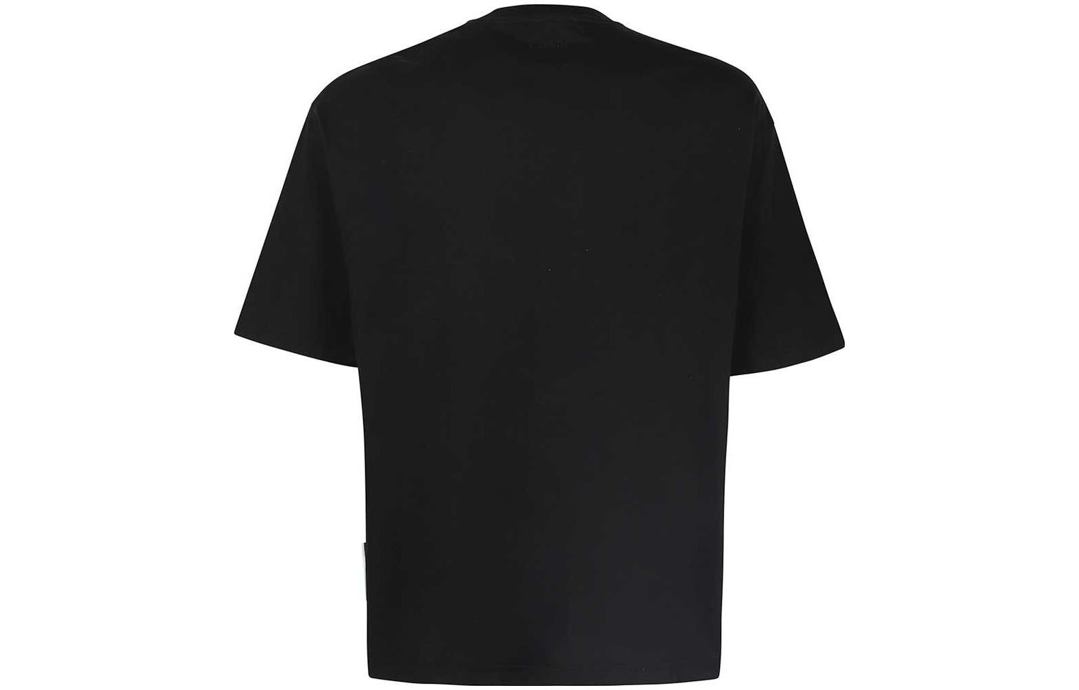 Lanvin Футболка мужская Black Crew Neck Moderate — фото 4