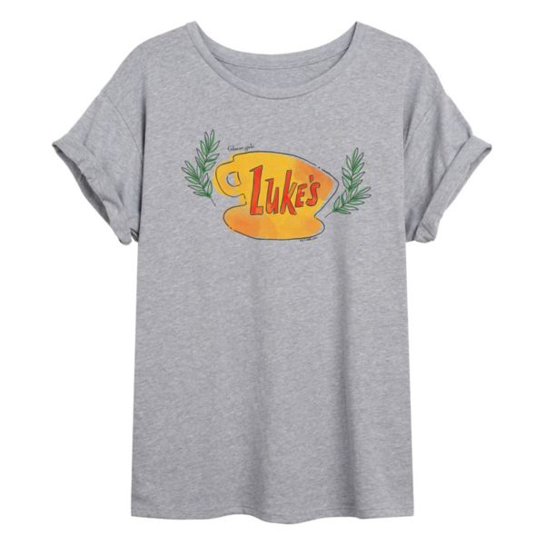 

Футболка Luke's Coffee от Juniors Gilmore Girls Licensed Character, серый