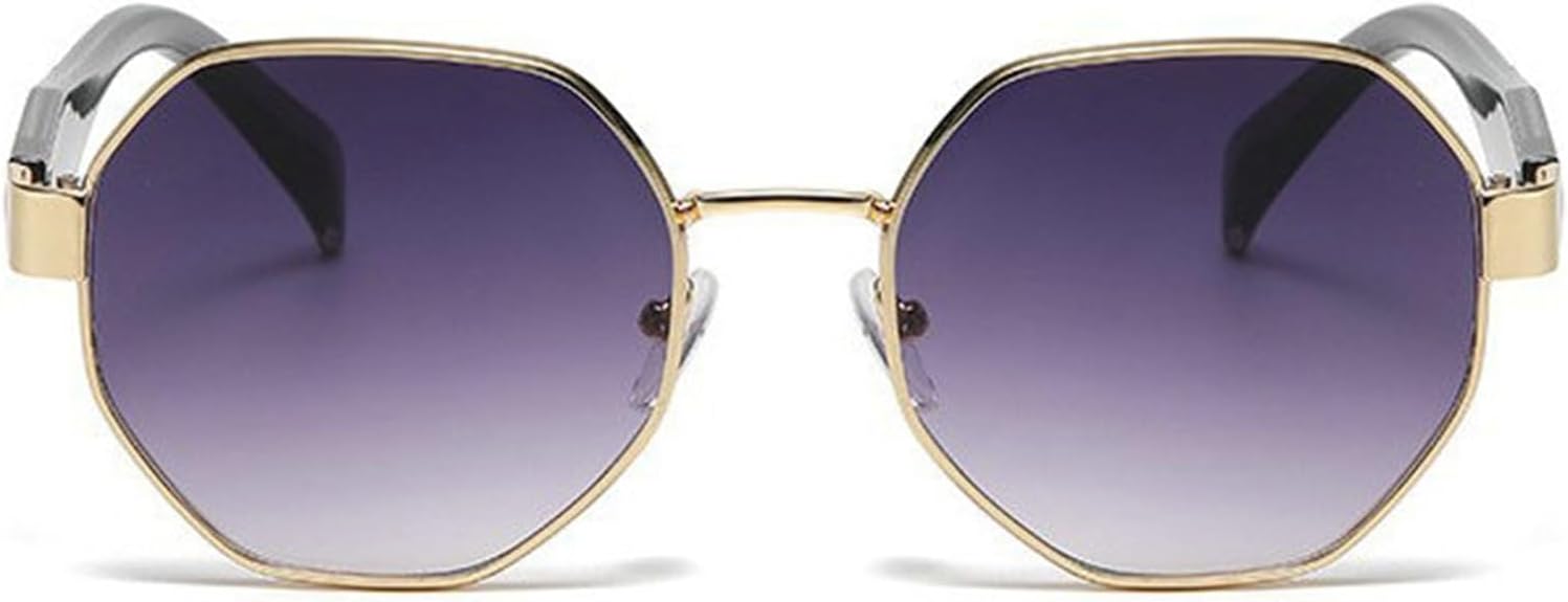 

Willochra Модные многоугольные женские солнцезащитные очки, мужские модные солнцезащитные очки в металлической оправе для вождения, стильные женские очки для улицы, C4