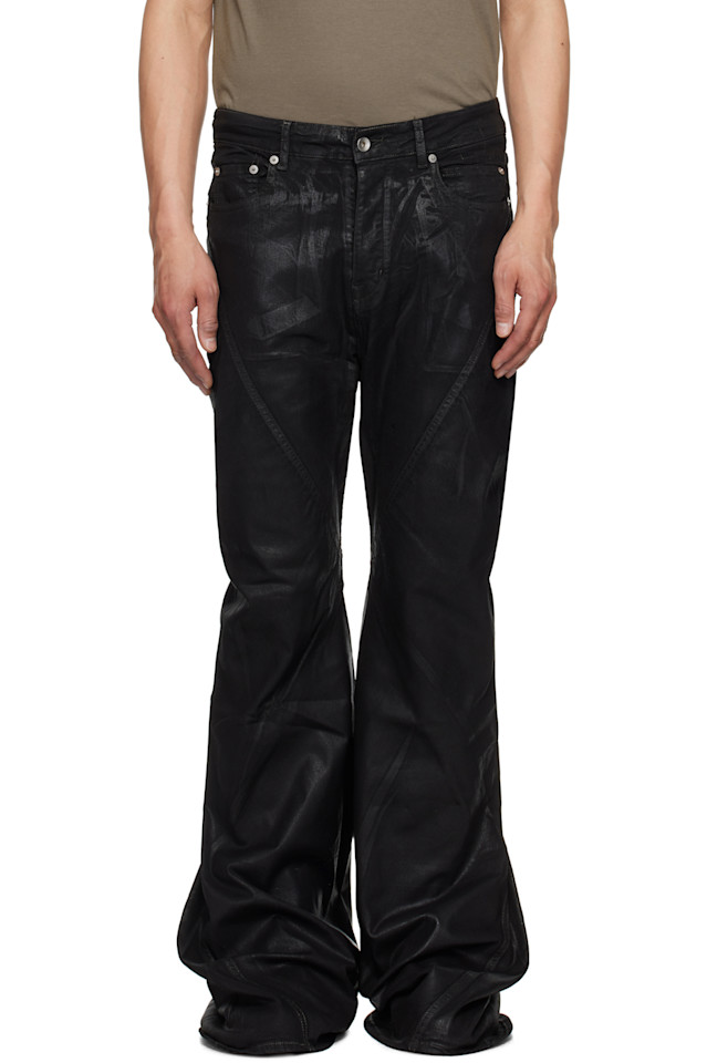 

Джинсы-бойфренды Hollywood с заниженной талией Rick Owens Drkshdw, черный
