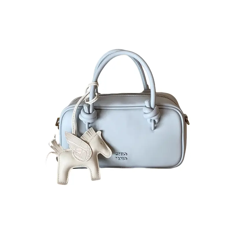 

PAYOT Микрофиберовая искусственная кожа Бостонская сумка Плечевая сумка Сумка через плечо Женская дамская сумка Светло-желтый Светло-голубой, Light Blue