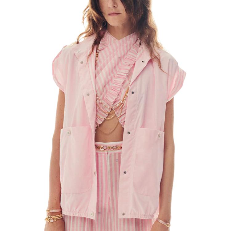 

CHANEL Куртка женская светло-розовая красная, Light Pink