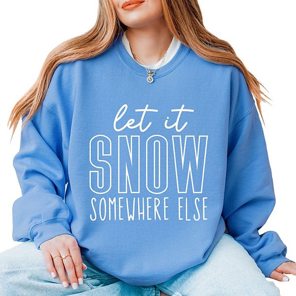 

Свитшот Let it snow somewhere block Simply Sage Market, Carolina, Белый, Свитшот Let it snow somewhere block Simply Sage Market, Carolina