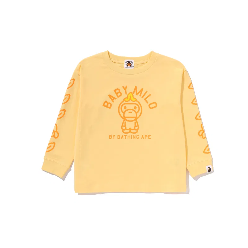 Футболка детская A Bathing Ape синяя — фото 4