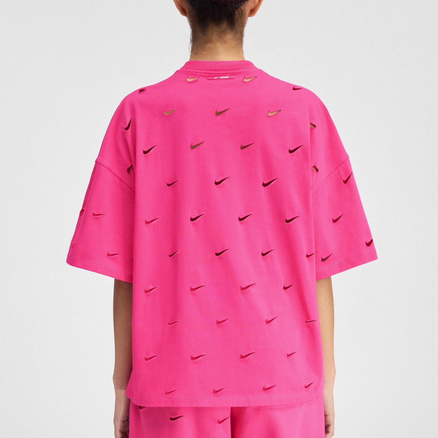 Футболка Jacquemus X Le Swoosh Nike, темно-розовый — фото 4