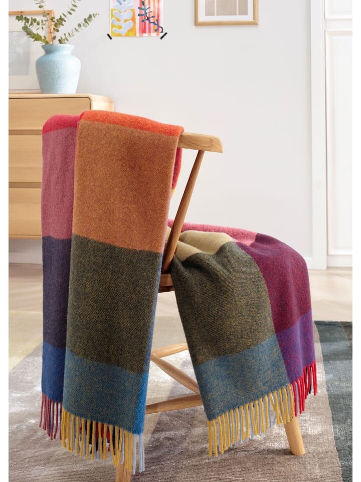 

Одеяло biederlack Wohn Kaschmirplaid, цвет bright square