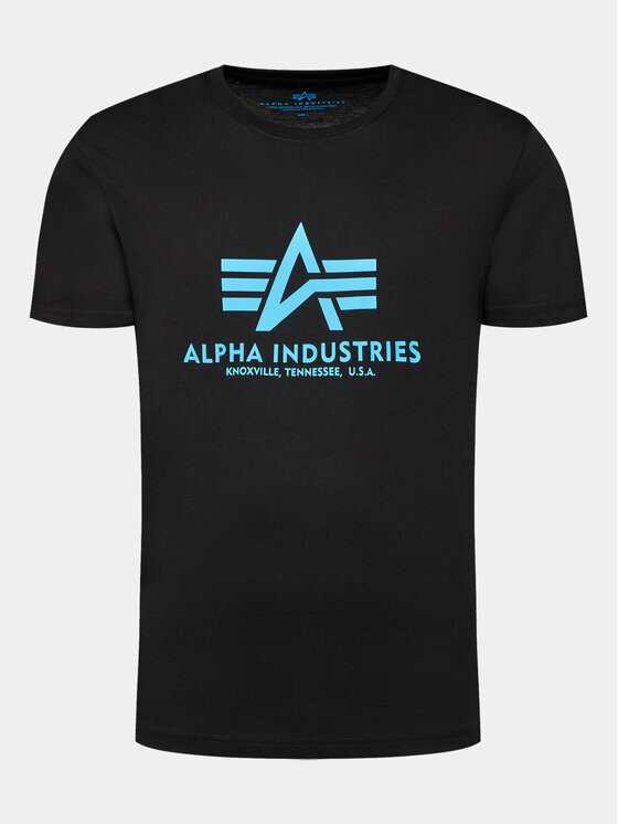 

Футболка базового кроя Alpha Industries, черный