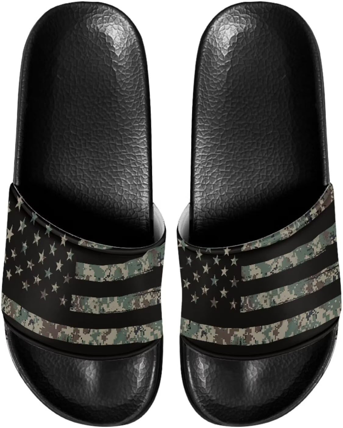 

Мужские повседневные сандалии-тапочки Jrysaedy для улицы и дома, Camouflage American Flag