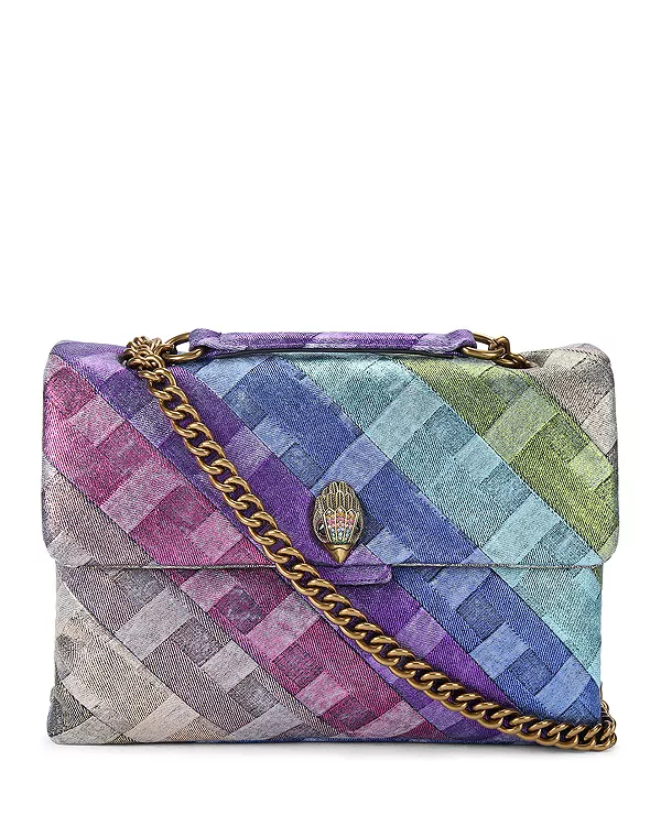 

Большая мягкая сумка Kensington Kurt Geiger London, мультиколор