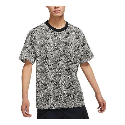 

Футболка Men's Nike Curved Teardrop Printing Cotton Short Sleeve Sail White T-Shirt, мультиколор