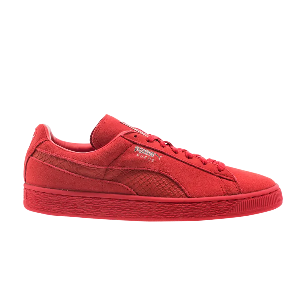 

Кроссовки Suede Classic Mono Reptile Puma, красный