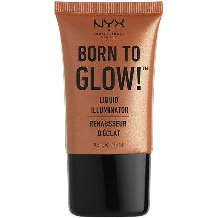 

NYX Professional Makeup Born to Glow Liquid Illuminator Sun Goddess 04 — жидкий мерцающий хайлайтер и тональная основа с веганской формулой