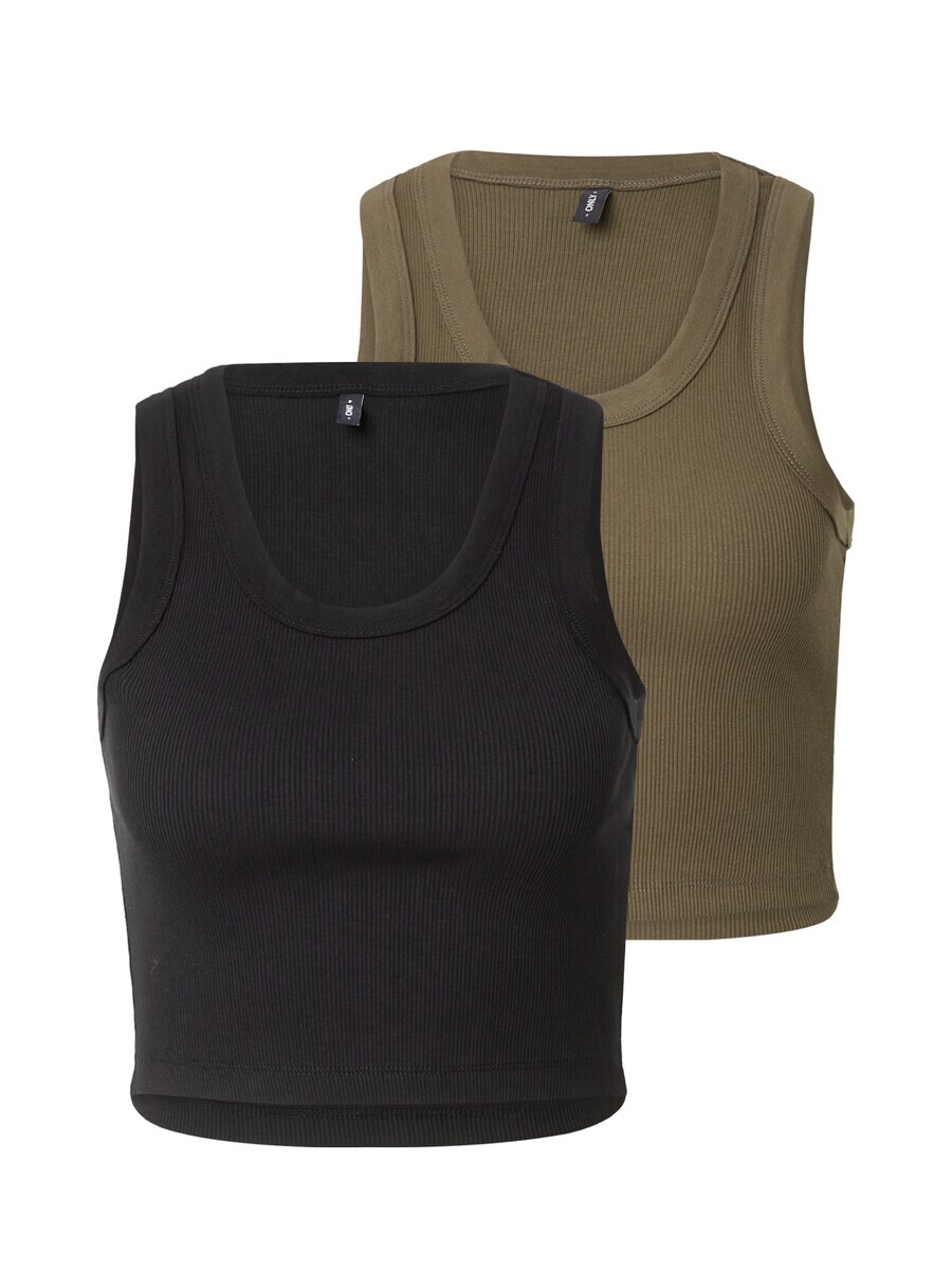 

Укороченный топ ONLY Top VILLA, цвет olive/black
