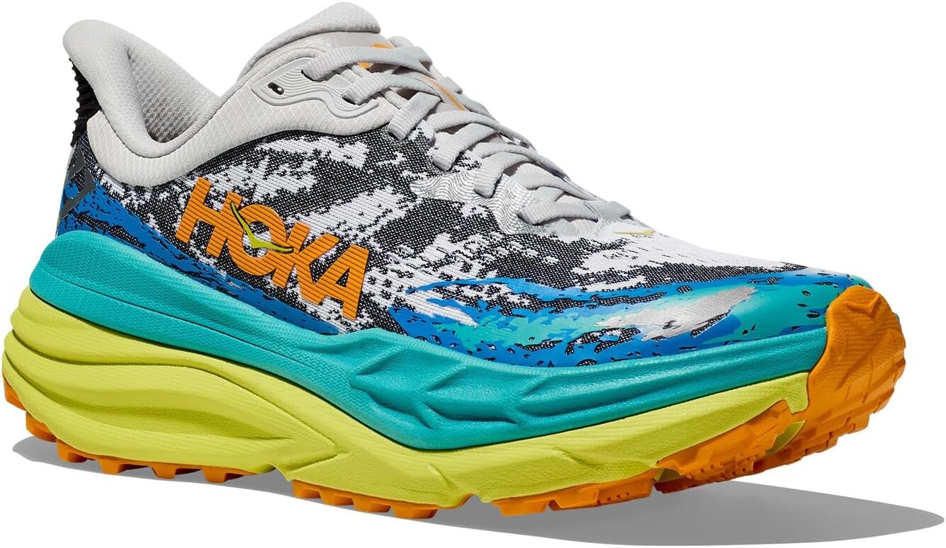 

Кроссовки Stinson 7 Hoka, цвет White/Evening Primrose