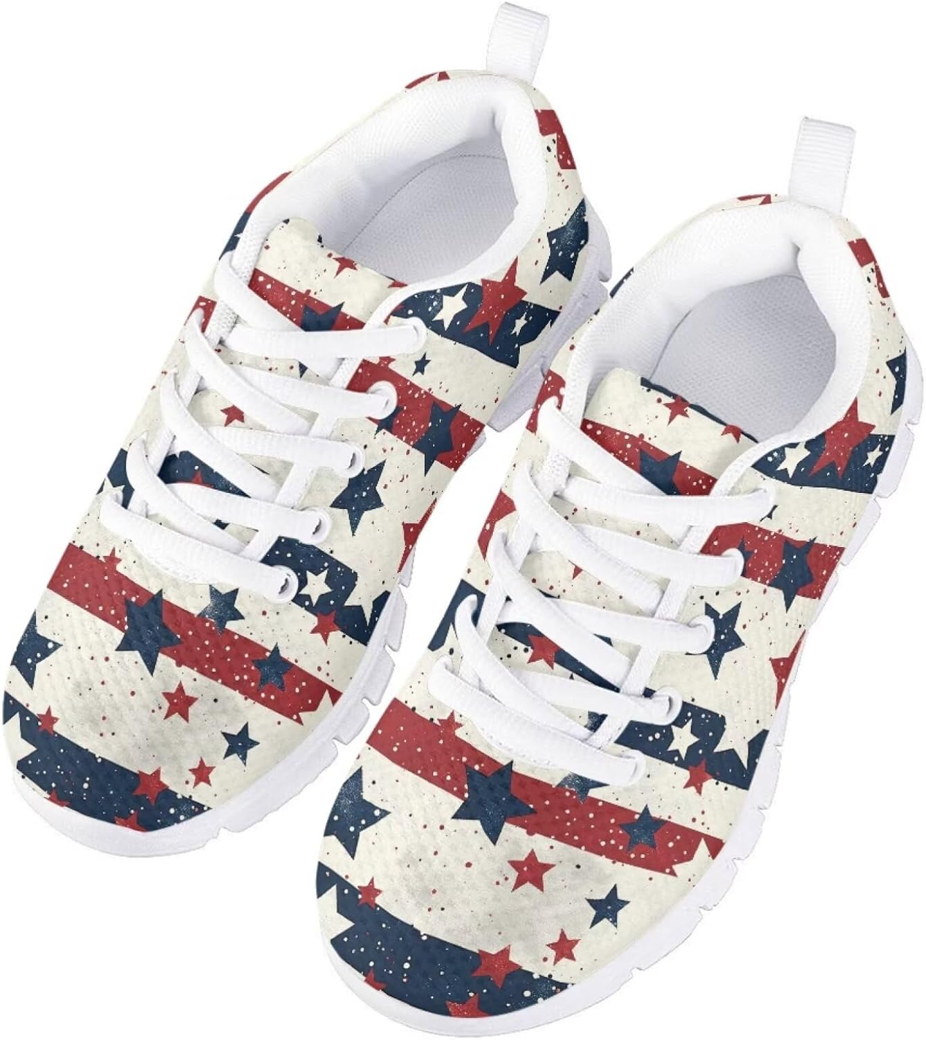 

Спортивные кроссовки для детей Jeiento унисекс, кроссовки для походов, повседневная обувь для девочек и мальчиков, Спортивные кроссовки для учеников начальной школы, Stars and Stripes