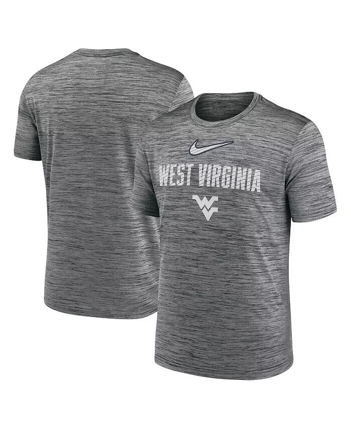 

Футболка мужская антрацитовая West Virginia Mountaineers Campus Slant Velocity Performance Nike