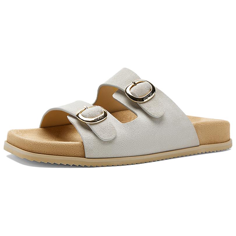 NINE WEST Женские стойкие к истиранию слайдеры Apricot, цвет Apricot — фото 4