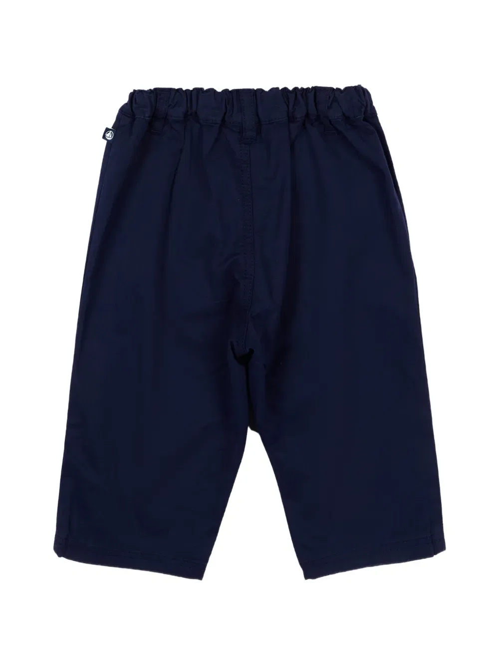Брюки со складками на пуговицах Petit Bateau, синий — фото 2