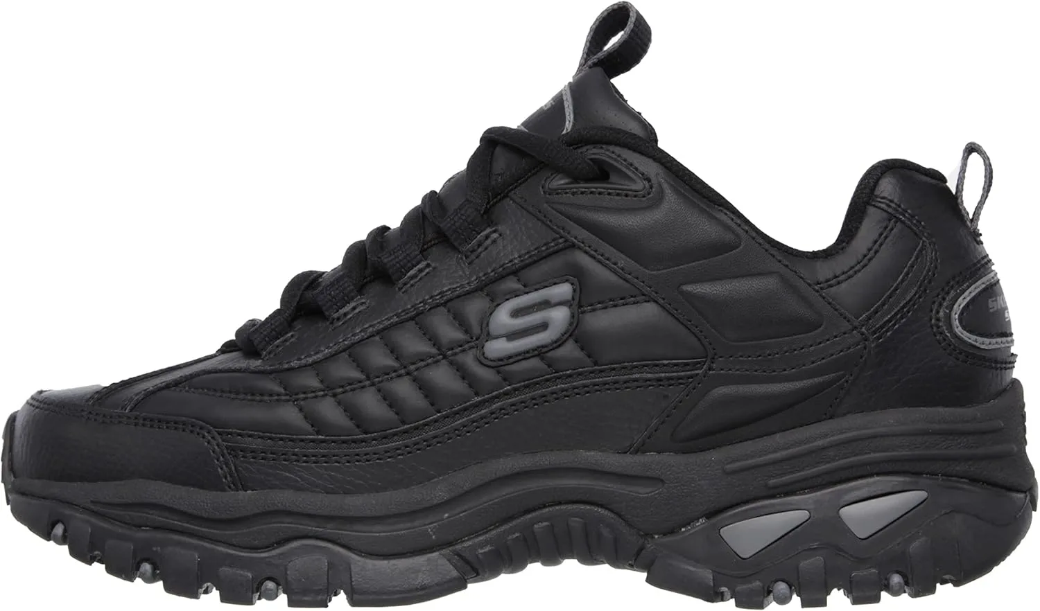 Мужские кроссовки Skechers Energy - After Burn на шнуровке, черный/серый — фото 4