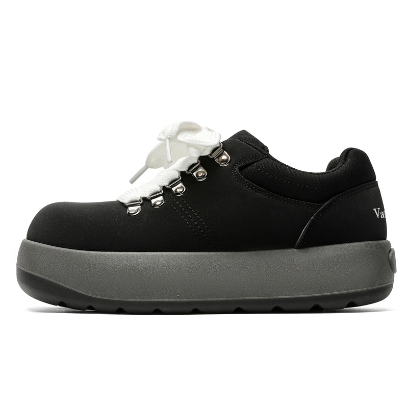 

VANSSI Мужские низкие скейтборд кроссовки All Black, цвет All Black