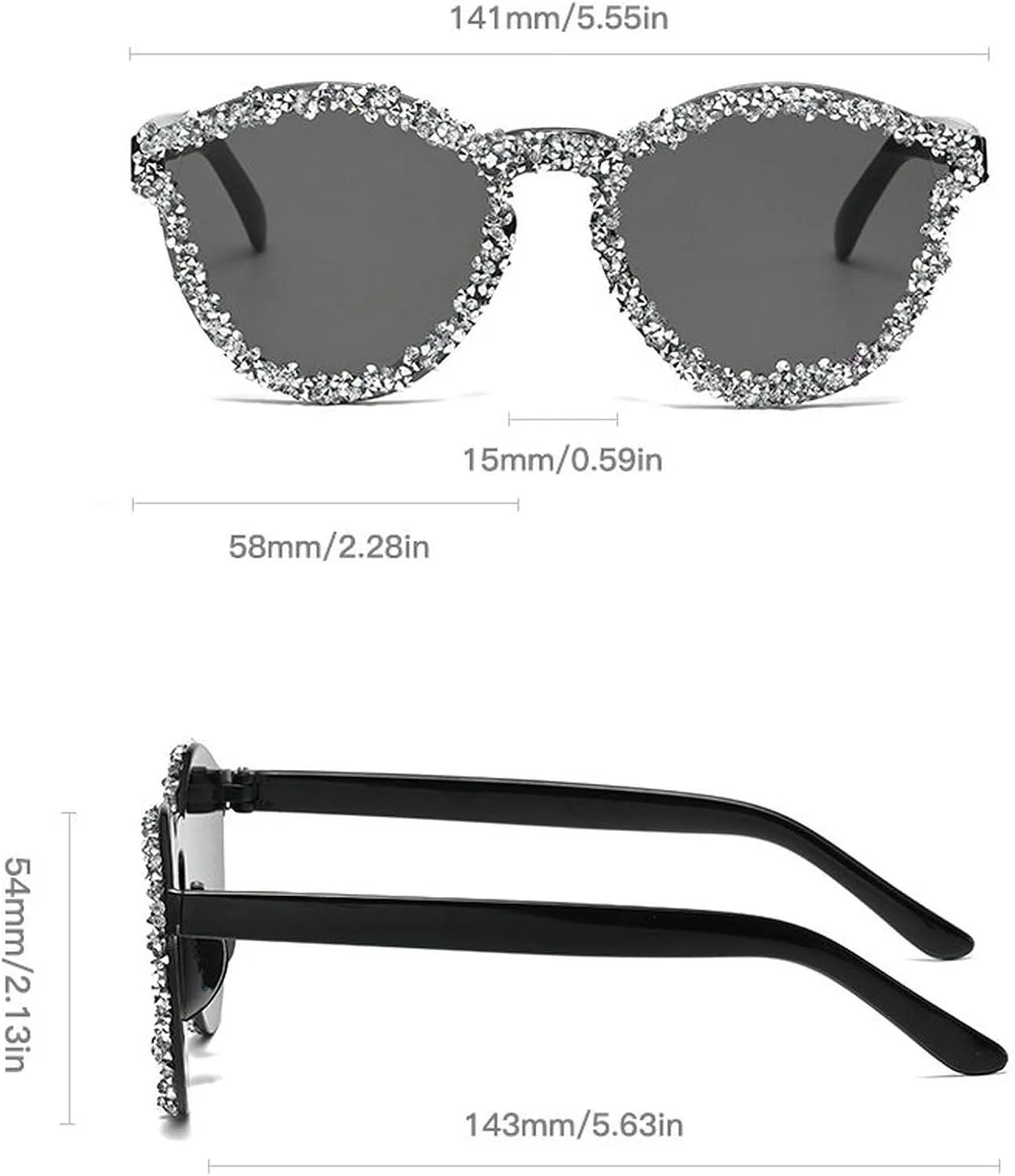 

Женские солнцезащитные очки COTIA без оправы в форме «кошачий глаз», украшенные бриллиантами, кристаллами и стразами, цельные очки, модные солнцезащитные очки, Black