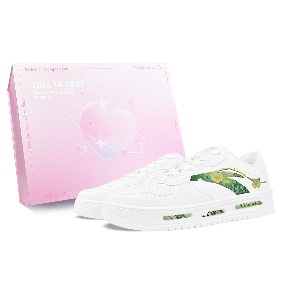 

ANTA Мужские белые низкие кеды для скейтборда с амортизацией и износостойкой подошвой, цвет White