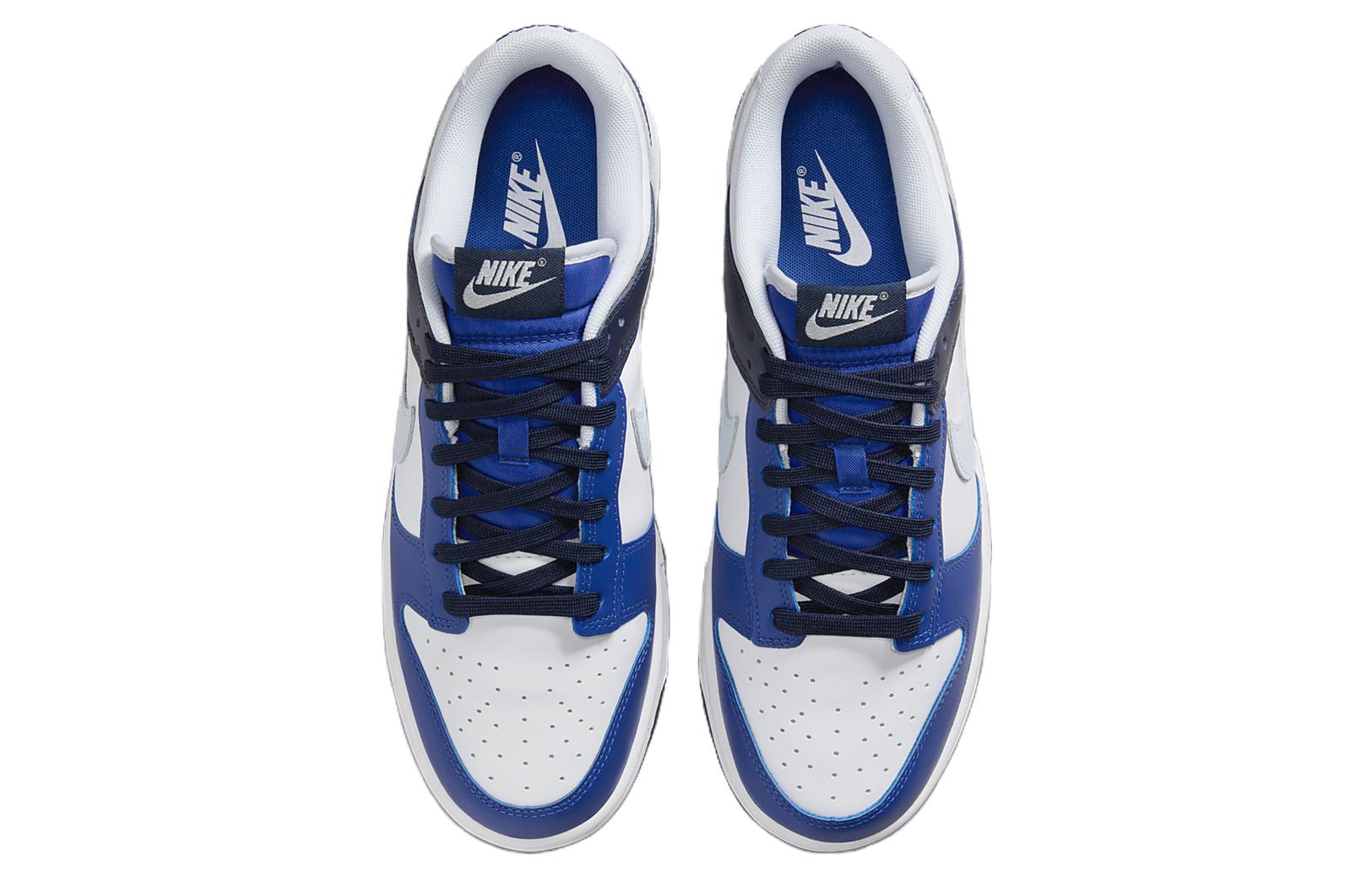 Данк Лоу 'Game Royal Navy' Nike, Белый Синий — фото 4