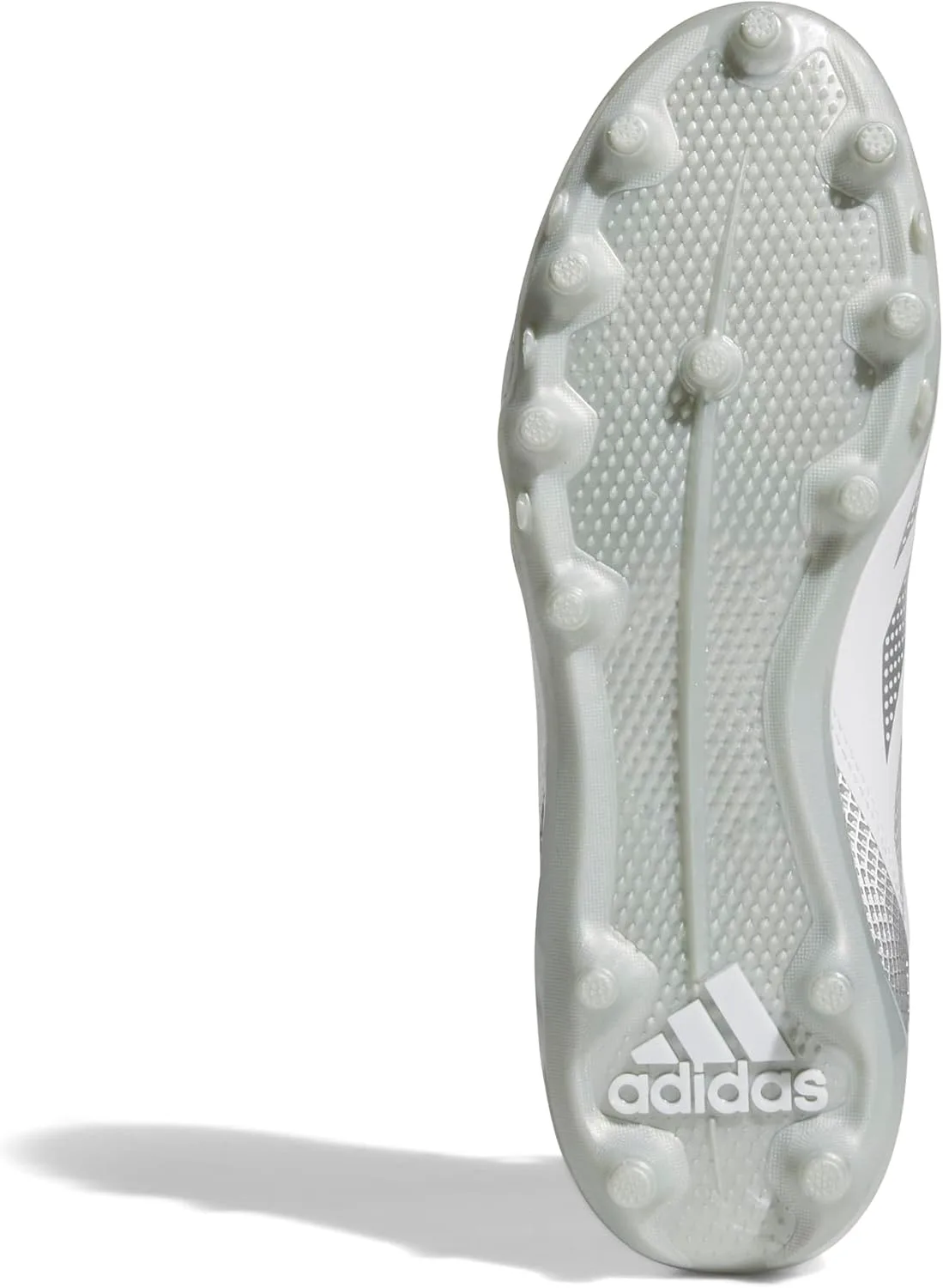 Мужские футбольные бутсы Adidas Adizero Impact+ Premier, белый/металлик — фото 3
