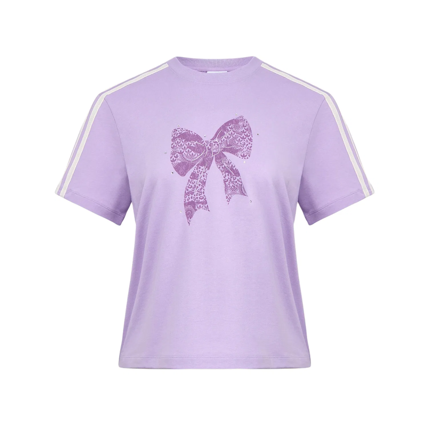 Футболка свободная Adidas Originals Powder Plum Purple/White