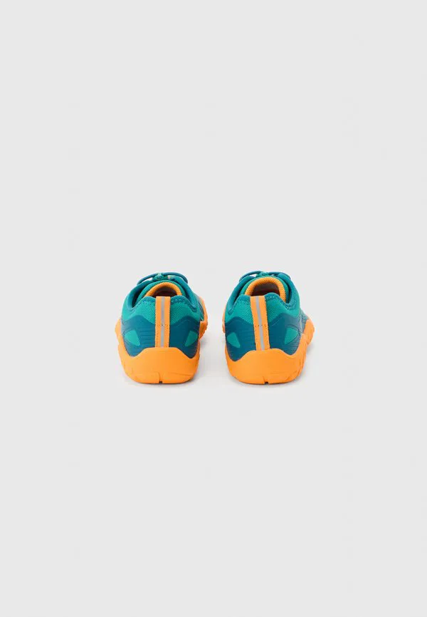 Унисекс походные ботинки skanden для ходьбы босиком Trollkids, Sea Green/Lagoon Green/Sahara Sunset — фото 3