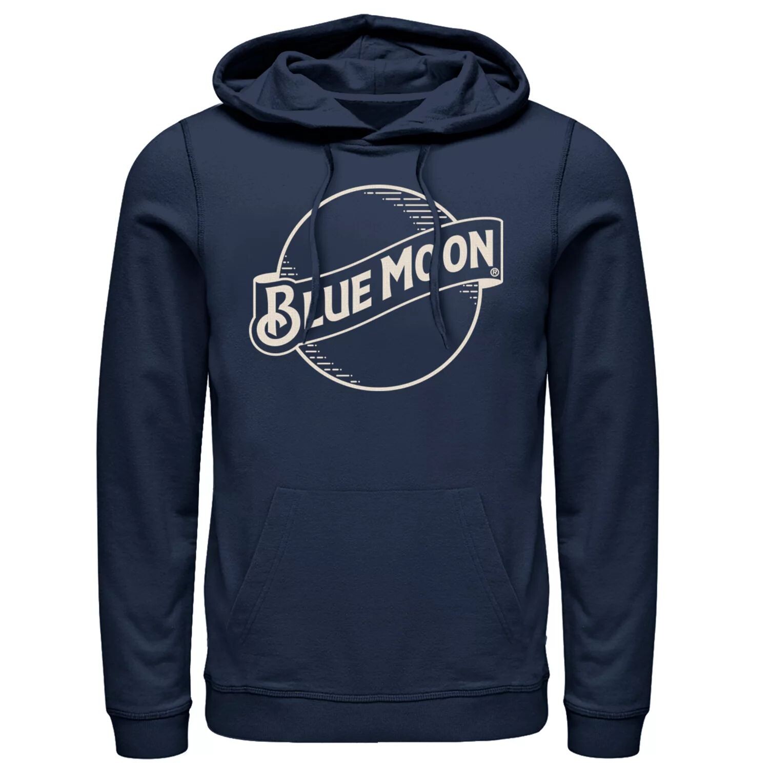 

Мужской пуловер с капюшоном и логотипом Blue Moon Licensed Character