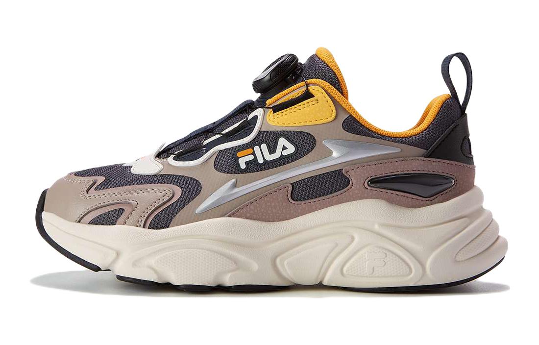 

Амортизирующие износостойкие упругие низкие детские беговые кроссовки черный синий розовый подростки FILA KIDS