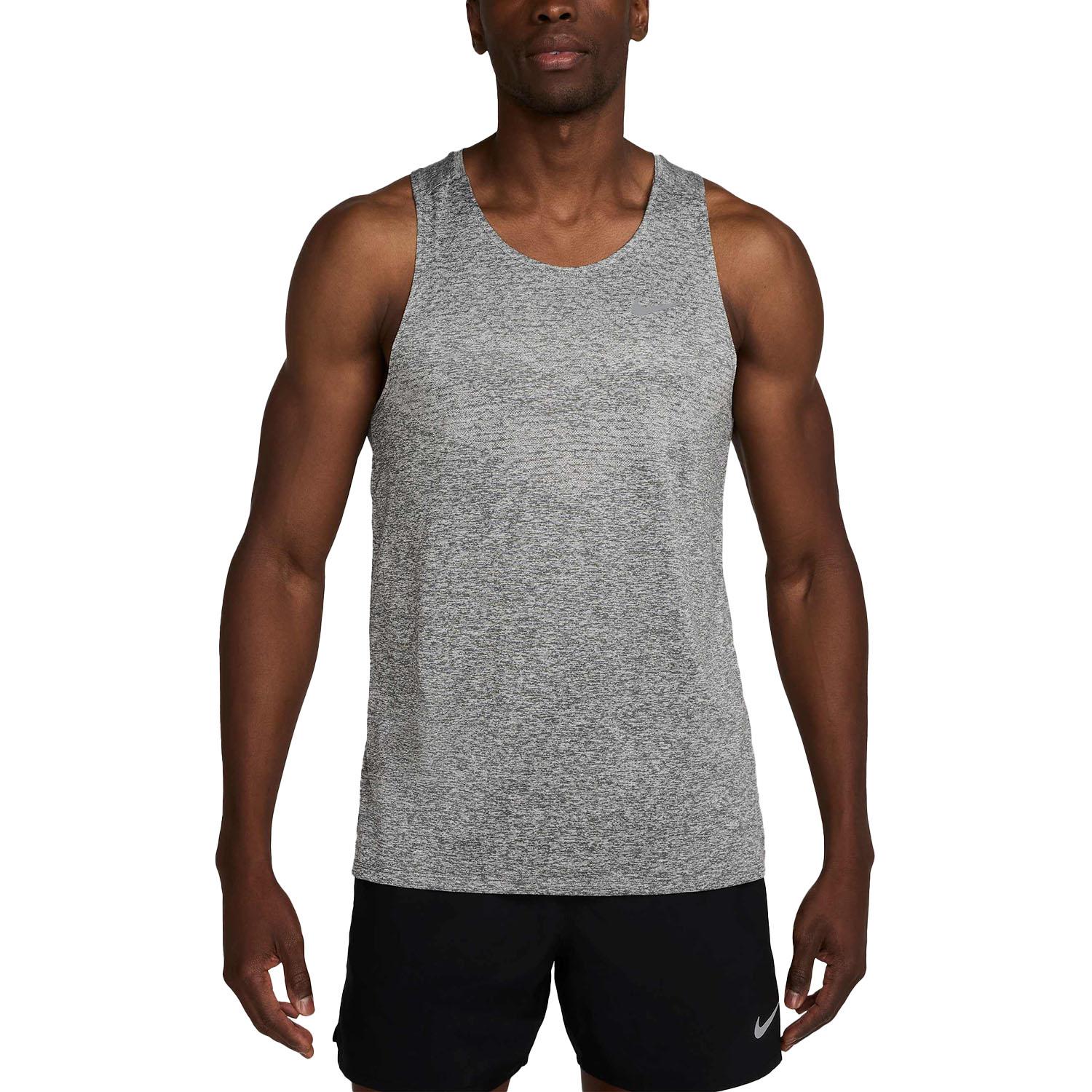 Мужская беговая майка Stride Dri-FIT Adv Nike, серый — фото 3