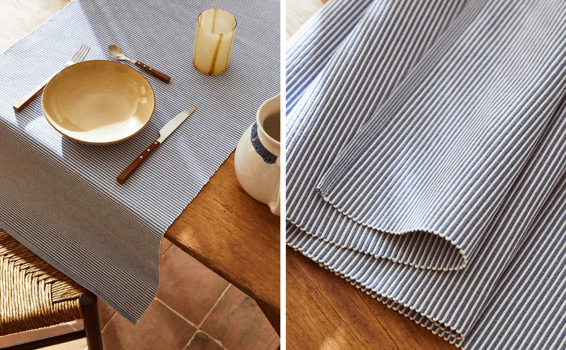 

Дорожка для стола из игольного шнура Zara Home, синий